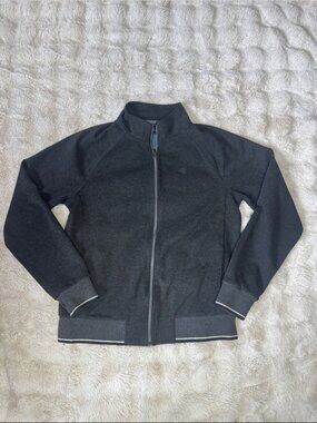 Robert Graham Zip Up Sweater Gray Size S/P